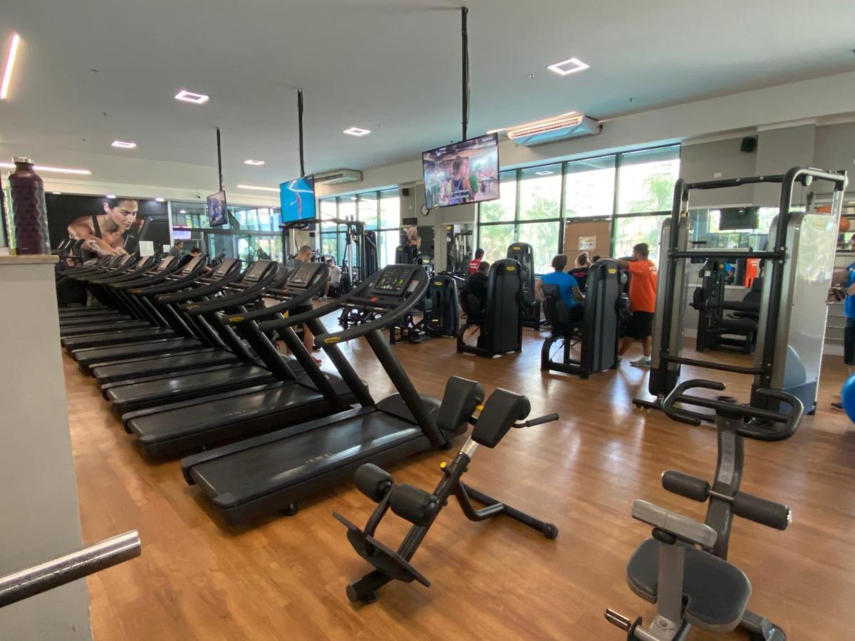 Flat Com Vista Panoramica -15- Na Barra Da Tijuca - Estacionamento Gratuito - Frigobar - Ar Condicionado - Piscina - Academia - Balsa Para Praia Gratis - Varanda - Vista Parcial Mar E Lagoa Rio de Janeiro Exteriör bild