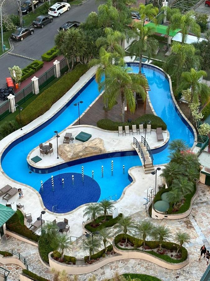 Flat Com Vista Panoramica -15- Na Barra Da Tijuca - Estacionamento Gratuito - Frigobar - Ar Condicionado - Piscina - Academia - Balsa Para Praia Gratis - Varanda - Vista Parcial Mar E Lagoa Rio de Janeiro Exteriör bild