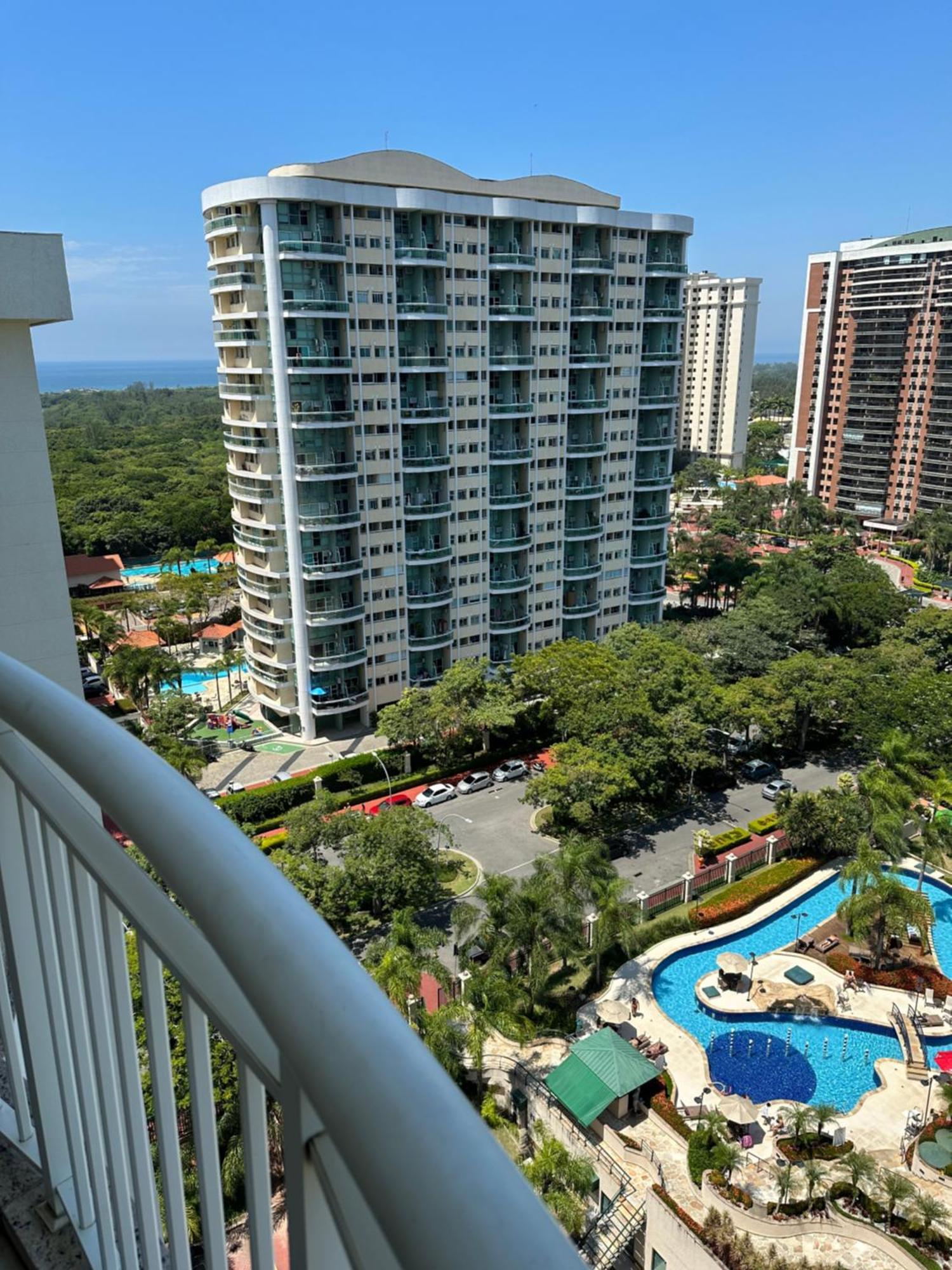 Flat Com Vista Panoramica -15- Na Barra Da Tijuca - Estacionamento Gratuito - Frigobar - Ar Condicionado - Piscina - Academia - Balsa Para Praia Gratis - Varanda - Vista Parcial Mar E Lagoa Rio de Janeiro Exteriör bild