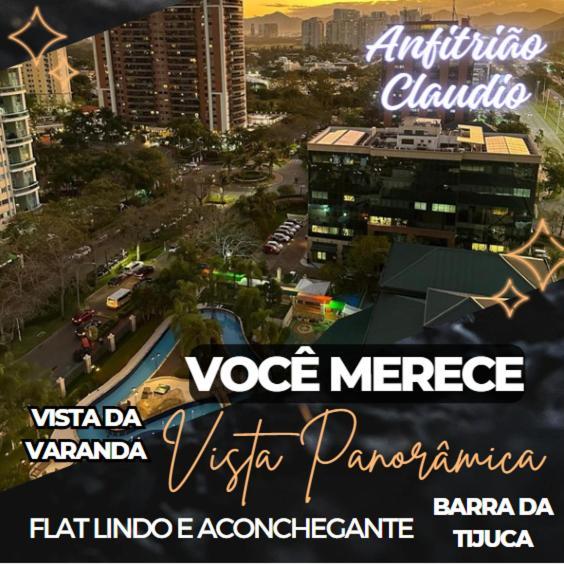 Flat Com Vista Panoramica -15- Na Barra Da Tijuca - Estacionamento Gratuito - Frigobar - Ar Condicionado - Piscina - Academia - Balsa Para Praia Gratis - Varanda - Vista Parcial Mar E Lagoa Rio de Janeiro Exteriör bild