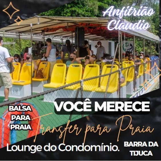 Flat Com Vista Panoramica -15- Na Barra Da Tijuca - Estacionamento Gratuito - Frigobar - Ar Condicionado - Piscina - Academia - Balsa Para Praia Gratis - Varanda - Vista Parcial Mar E Lagoa Rio de Janeiro Exteriör bild